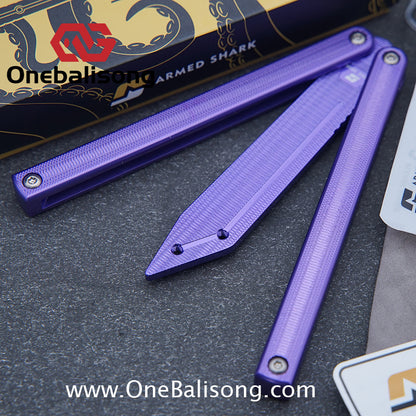Armed Shark 7075 Aluminum Squiddy Balisong Clone 7075 Aluminum Materia