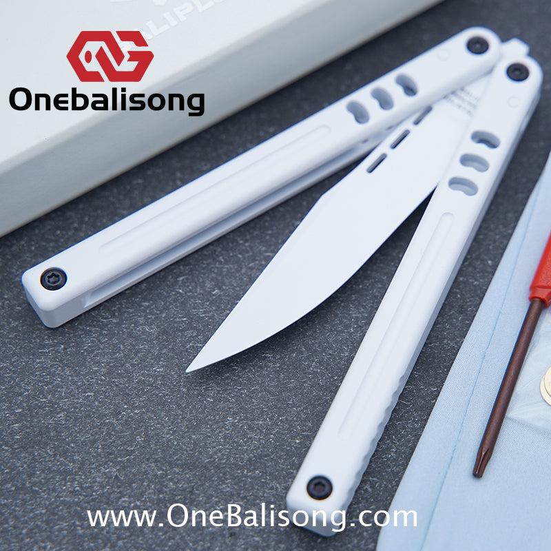 Baliplus V5 Mako Balisong Clone Aluminum Alloy Handle Stainless Steel Blade Bushing