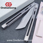 Baliplus Medusa Clone Balisong TC4 Titanium Alloy Handle VG10 Stainless Steel Blade Bushing