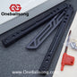 Baliplus Nautilus V1 Balisong Clone Aluminum Alloy G10 Patch Handle Stainless Steel Blade Bushing
