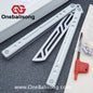 Baliplus Nautilus V1 Balisong Clone Aluminum Alloy G10 Patch Handle Stainless Steel Blade Bushing