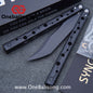 SYNC Ming Balisong Original 7075 Aluminum Alloy Handle Stainless Steel Blade Bushing