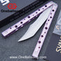 SYNC Ming Balisong Original 7075 Aluminum Alloy Handle Stainless Steel Blade Bushing