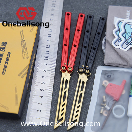 ARMED SHARK mini Kraken clone Aluminum alloy handle stainless steel blade Bushing One-piece structure