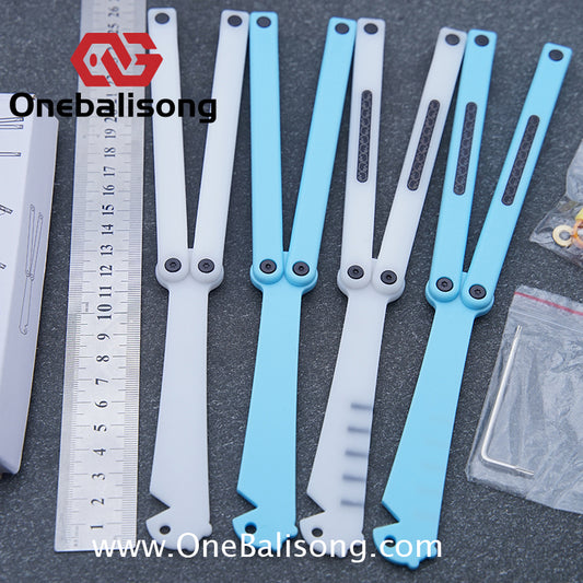 XiaoLu Flank p Clone  Balisong Plastic Trainer Blade Outdoor Safe EDC