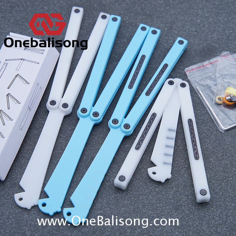 XiaoLu Flank p Clone  Balisong Plastic Trainer Blade Outdoor Safe EDC