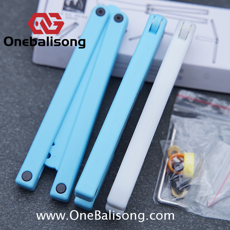 XiaoLu Flank p Clone  Balisong Plastic Trainer Blade Outdoor Safe EDC