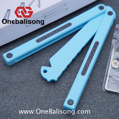XiaoLu Flank p Clone  Balisong Plastic Trainer Blade Outdoor Safe EDC