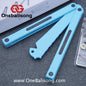 XiaoLu Flank p Clone  Balisong Plastic Trainer Blade Outdoor Safe EDC