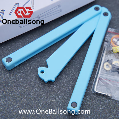 XiaoLu Flank p Clone  Balisong Plastic Trainer Blade Outdoor Safe EDC
