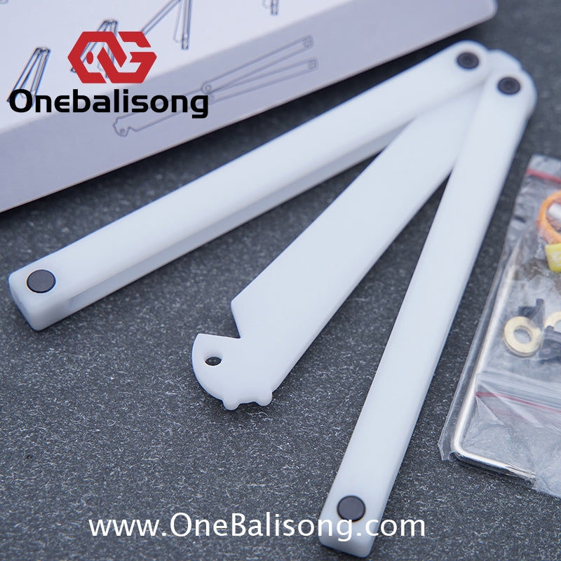 XiaoLu Flank p Clone  Balisong Plastic Trainer Blade Outdoor Safe EDC