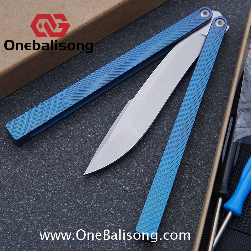 theone serif clone Titanium alloy-handle stainless steel blade