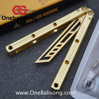 ARMED SHARK mini Kraken clone Aluminum alloy handle stainless steel blade Bushing One-piece structure