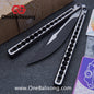 Gecko Viod Balisong Titanium Alloy Handle s35vn Stainless Steel Blade Bushing