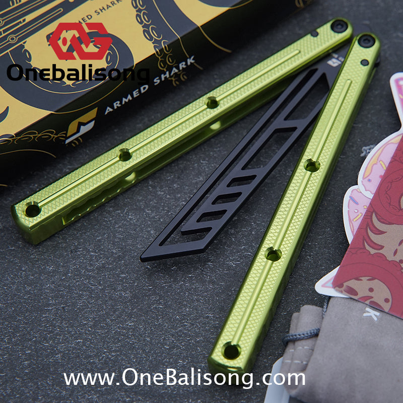 ARMED SHARK kraken v3 clone Seven series aluminum alloy handle stainless steel Trainer blade Bushings