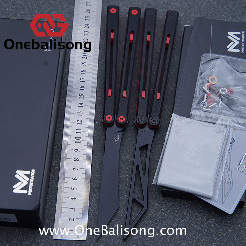 Performance Time Zero Lite Balisong 7075 Aluminium Alloy Handle 5cr15 MOV Stainless Steel Blade