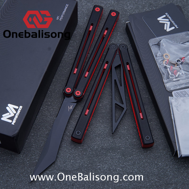 Performance Time Zero Lite Balisong 7075 Aluminium Alloy Handle 5cr15 MOV Stainless Steel Blade