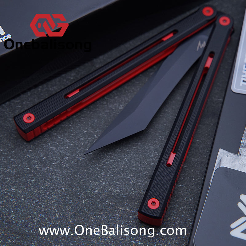 Performance Time Zero Lite Balisong 7075 Aluminium Alloy Handle 5cr15 MOV Stainless Steel Blade