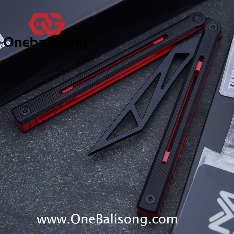 Performance Time Zero Lite Balisong 7075 Aluminium Alloy Handle 5cr15 MOV Stainless Steel Blade