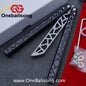 Cold Blade Concept Balisong 7075 Aluminum Alloy Handle 515R Sandblasted Stone Wash Stainless SteelBlade Bushing