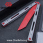MY Performance Cavalier Original Balisong Aluminum Alloy Handle Titanium alloy Counterweight Stainless Steel Blade