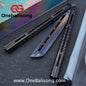 TITUS Mirage Original Balisong TC4 Titanium Alloy Handle 14C28N Stainless Steel Fake Blade Bushing