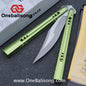TITUS MC REP Python Balisong Clone 7075 Aluminum Alloy Handle VG10 Stainless Steel