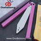 TITUS G10 HOM Balisong Clone G10 Handle G10 Blade POM Injection Safety Material Bushing