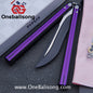 TITUS Corvus Balisong Clone 7075 Aviation Aluminum Alloy Handle 14C28N Stainless Steel Blade Bushing