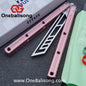 TITUS Kraken V3 Balisong Clone 7075 Aluminum Alloy Handle 14C28N Stainless Steel Blade Bushing