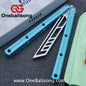 TITUS Kraken V3 Balisong Clone 7075 Aluminum Alloy Handle 14C28N Stainless Steel Blade Bushing