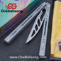 TITUS Egrets Original Balisong 7075 Aviation Aluminum Alloy Handle 14C28N/5Cr13Mov Stainless Steel Blade Bushing