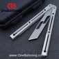 YLG Ying Lingguan Qian Original Balisong 7075 Aluminum Alloy Stainless Steel Blade Bushing