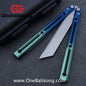 YLG Ying Lingguan Qian Original Balisong 7075 Aluminum Alloy Stainless Steel Blade Bushing
