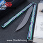 RAD Prelude Genuine Balisong Titanium-6AL-4V Handle CPM-S35VN Stainless Steel Live Blade Bushing