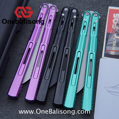 Edge Isle Void Original Balisong 7075 Aluminum Alloy Handle 440c Stainless Steel Blade Bushings