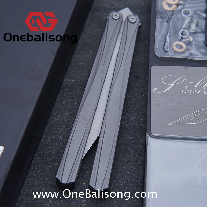 MY Performance Polaris Balisong 6AI-4V Titanium Alloy Handle CPM S35VN Stainless Steel Blade