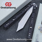 Baliplus BRS REP CLONE Balisong TC4 Titanium Alloy+G10 Patch Bushings Sandwich Structure 9cr18