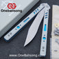 Baliplus REP Special Edition Balisong Clone G10 Patch Titanium alloy-handle stainless steel blade