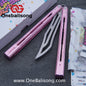 Banshu Creation 8803 Original Balisong 7075 Aluminum Alloy Handle 440C Stainless Steel Blade Bushings