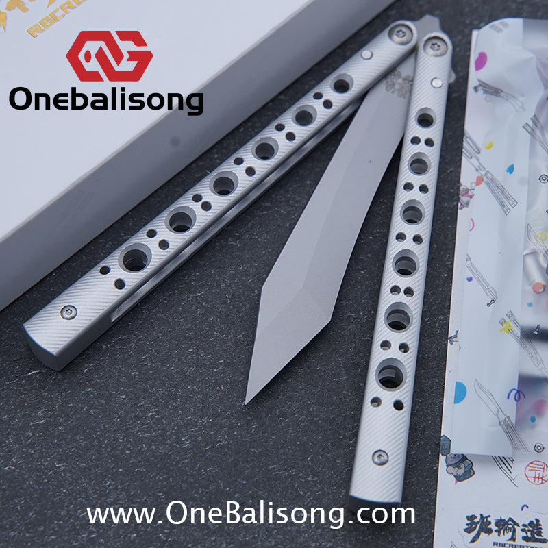 Banshu Creation BM67 Balisong Clone Aluminum Alloy Handle Stainless Steel Blade Bushings