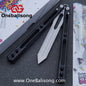 Banshu Creation 8802 Original Balisong 7075 Aluminum Alloy Handle 440C Stainless Steel Blade Bushings