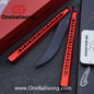 HR DOOM Balisong Aluminum Alloy Handle 14c28n Stainless Steel Blade Bushing