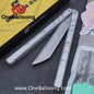 ARMED SHARK E-volve Hex Balisong Clone 7075 Aluminum Alloy Handle 440c Stainless Steel Blade Bushing
