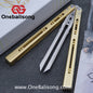 Newera Sunshine V2 Original Balisong 7075 Aluminum Alloy Handle 3Cr13 Stainles Steel Blade Trainer/Tuning Fork/False Edge Bushing