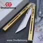 Newera Sunshine V2 Original Balisong 7075 Aluminum Alloy Handle 3Cr13 Stainles Steel Blade Trainer/Tuning Fork/False Edge Bushing