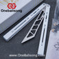 Newera Sunshine V2 Original Balisong 7075 Aluminum Alloy Handle 3Cr13 Stainles Steel Blade Trainer/Tuning Fork/False Edge Bushing