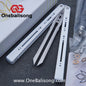 Newera Sunshine V2 Original Balisong 7075 Aluminum Alloy Handle 3Cr13 Stainles Steel Blade Trainer/Tuning Fork/False Edge Bushing