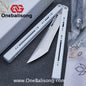 Newera Sunshine V2 Original Balisong 7075 Aluminum Alloy Handle 3Cr13 Stainles Steel Blade Trainer/Tuning Fork/False Edge Bushing