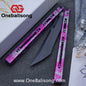 Newera Sunshine V2 Original Balisong 7075 Aluminum Alloy Handle 3Cr13 Stainles Steel Blade Trainer/Tuning Fork/False Edge Bushing